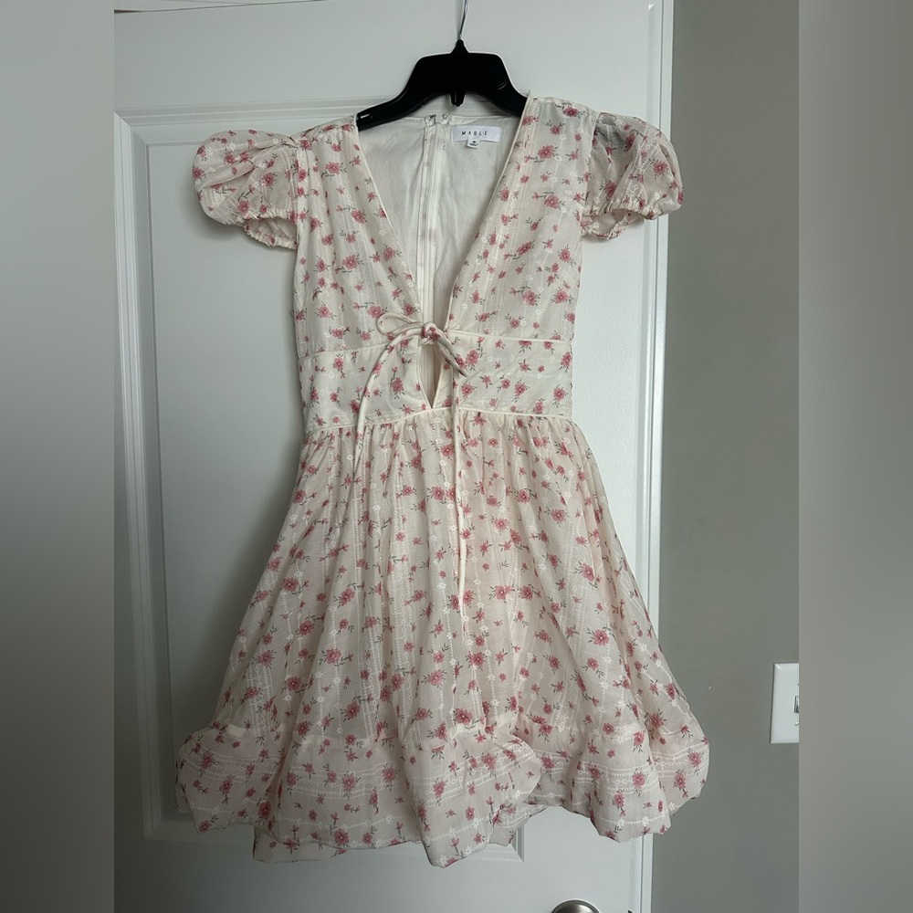 Mable floral printed dress